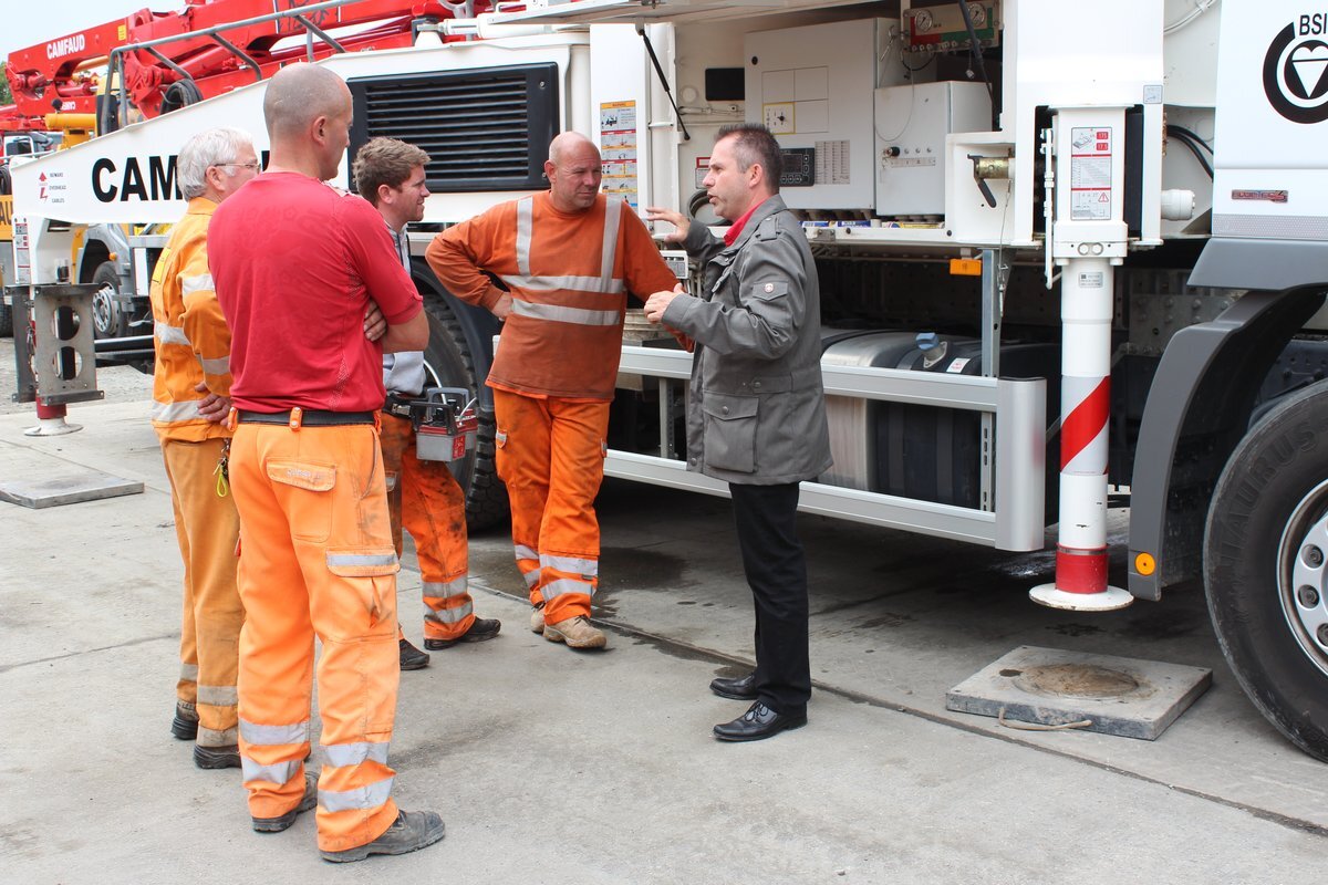 Mobile boom pump training