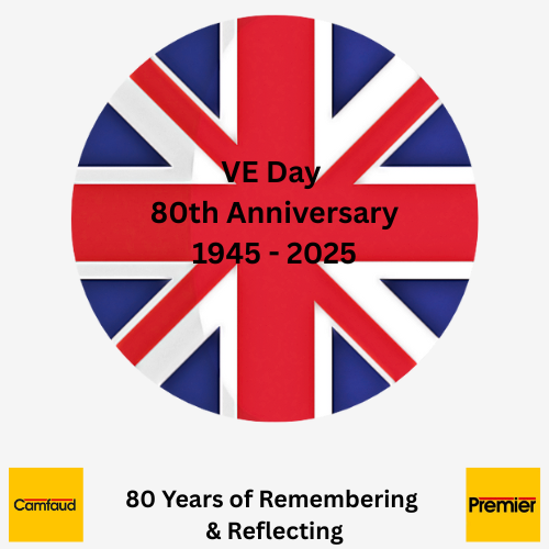 Camfaud Victory in Europe (VE) Day poster 2025